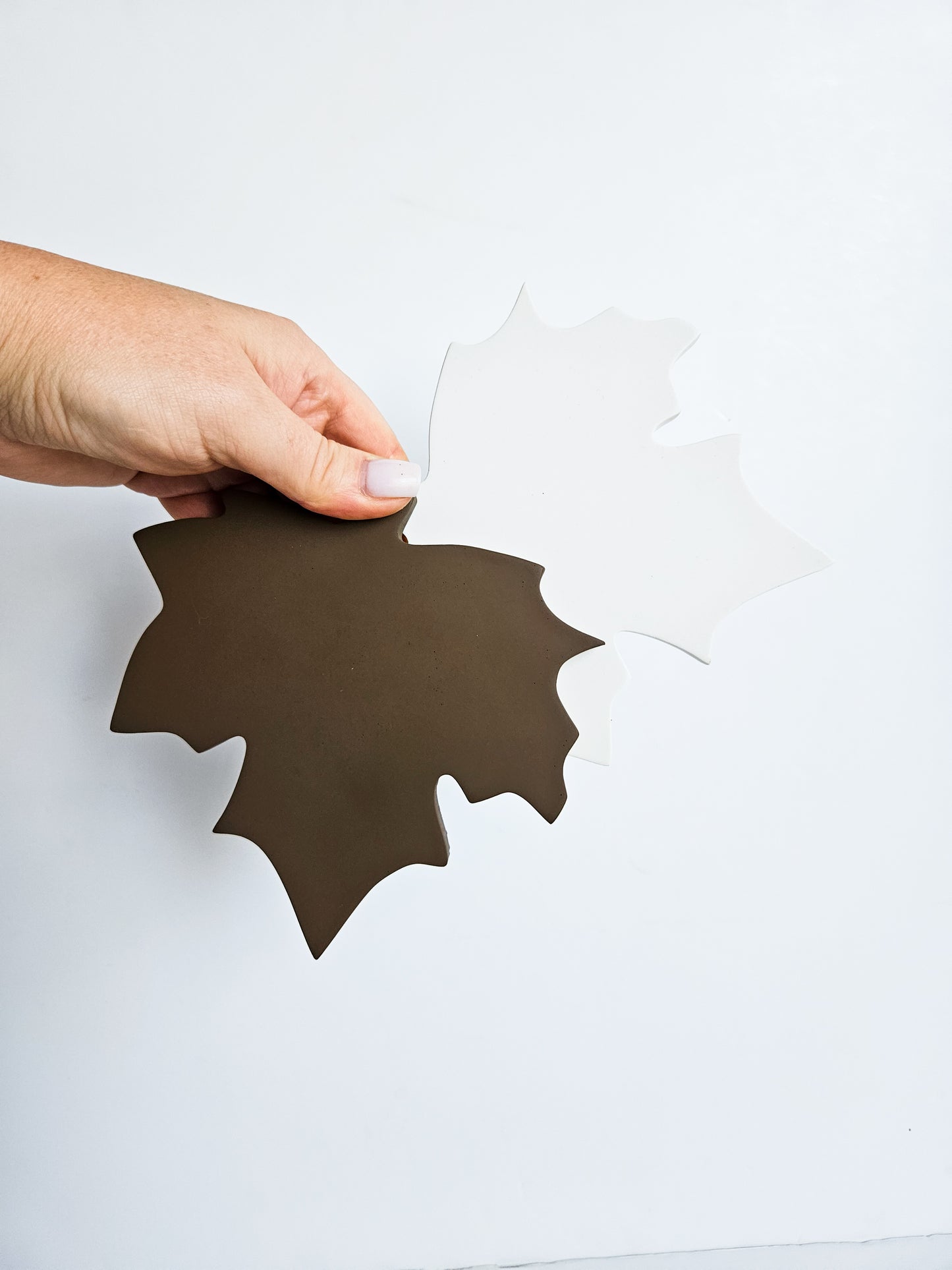 Maple Leaf Drink Coasters Set of 2