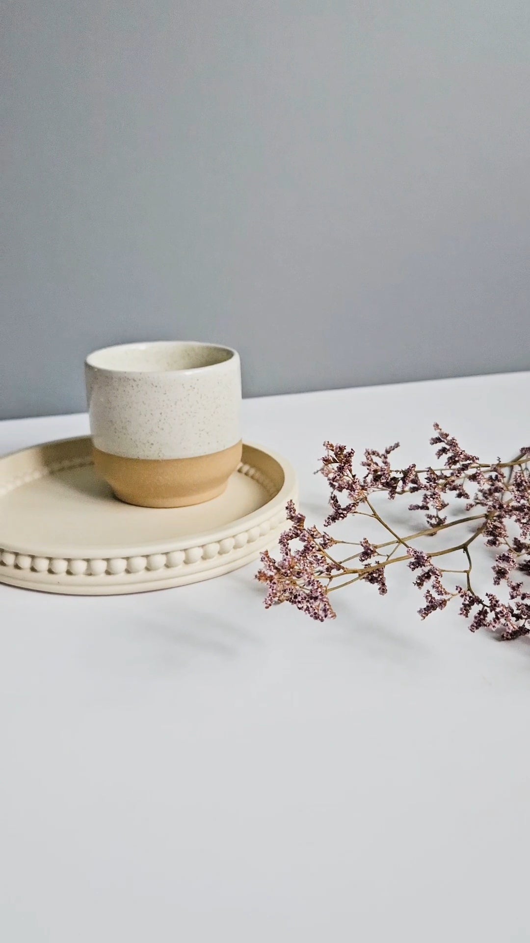 Round Bobbin Beaded Tray Medium