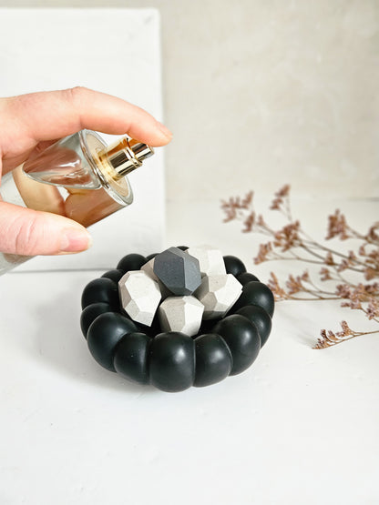 Geometric Scent Stones with Organic Bubble Bowl