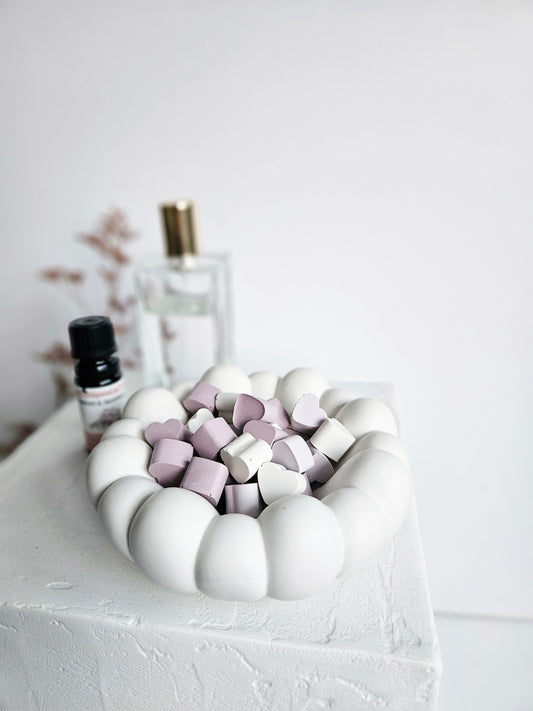 Heart Scent Stones with Statement Bowl