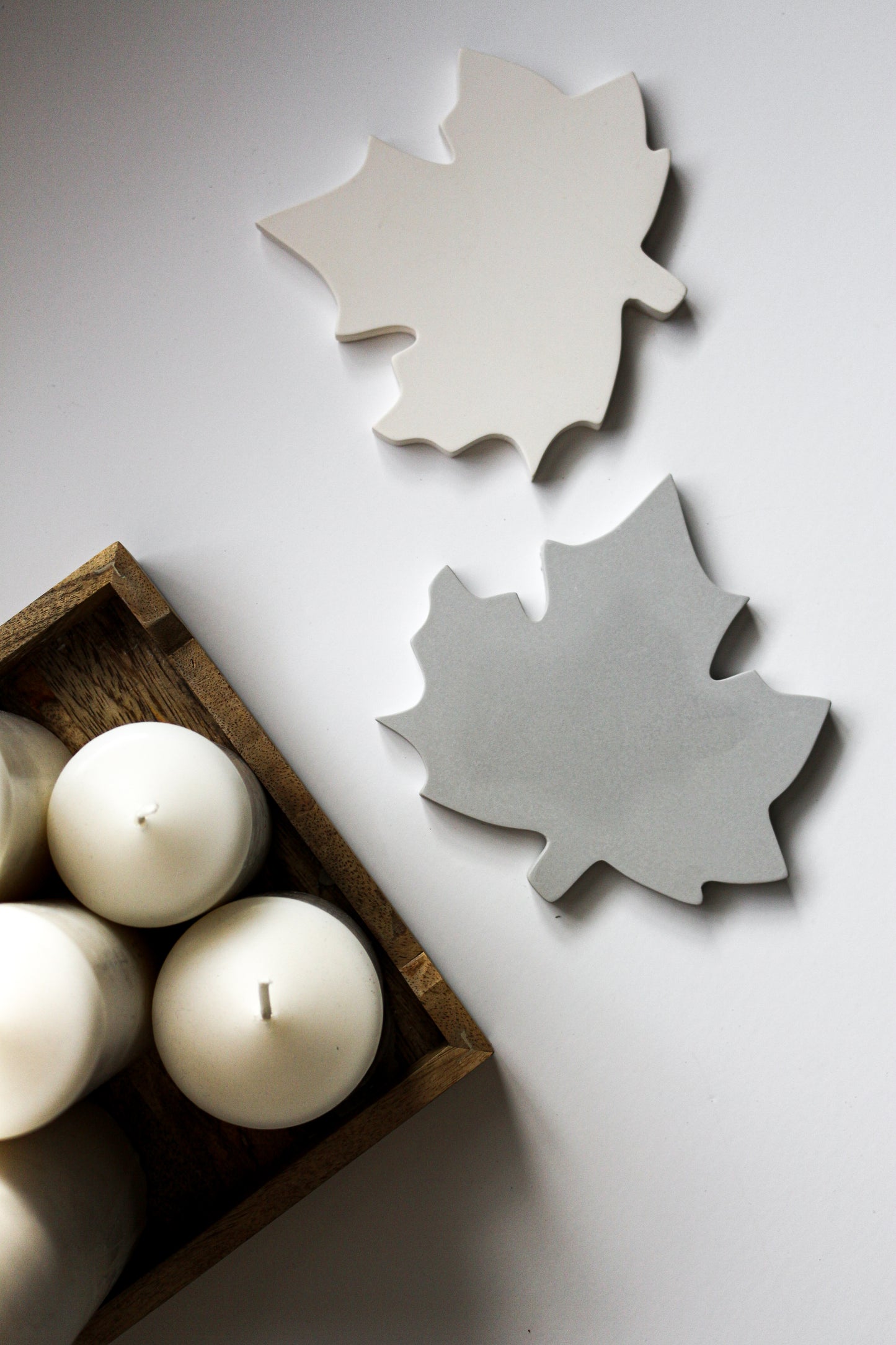 Maple Leaf Drink Coasters Set of 2
